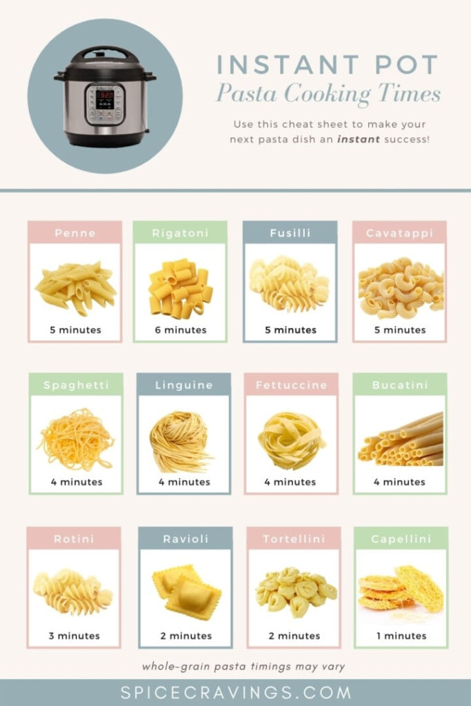 Easy Instant Pot Pasta Spice Cravings