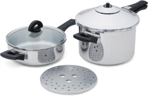 Kuhn Rikon Duromatic Inox Pressure Cooker Duo 2 5L 5L Barb s Kitchen