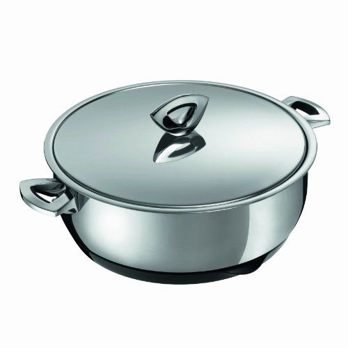 Kuhn Rikon Durotherm SwissMade Cookware Braiser With Lid 102Inch 45QT 