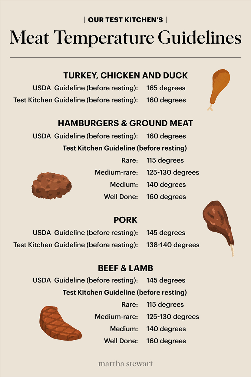 Our Test Kitchen s Meat Temperature Chart Meat Temperature Chart