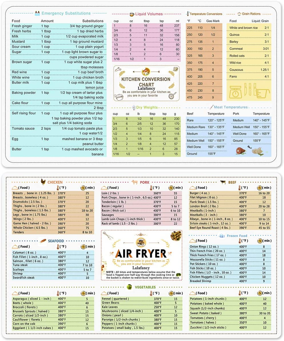 Printable Ninja Air Fryer Cooking Chart