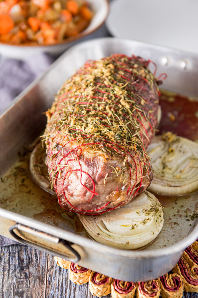 Roasted Boneless Leg Of Lamb Easy And Delicious Dishes Delish